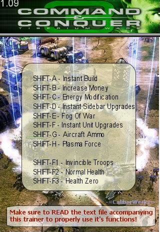 Command & Conquer 3 Tiberium Wars +11 Trainer for 1.09.